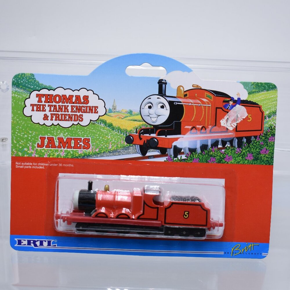 James Red Engine ERTL Diecast Train 1993 Thomas the Tank Train Vintage Sealed